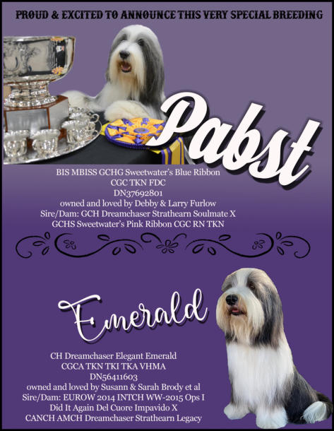 Pabst and Emerald ad