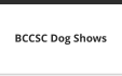 BCCSC Dog Shows